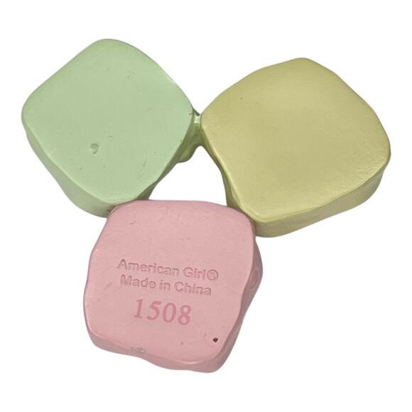 American Girl Petit Fours Samanthas Party Treats Set (3) Sweet Treats Candy Vtg - Picture 2 of 5